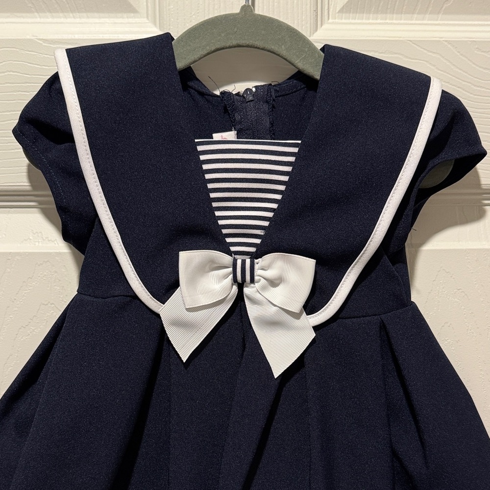 Bonnie Baby NWOT Gorgeous Sailor Dress - Picture 2 of 5